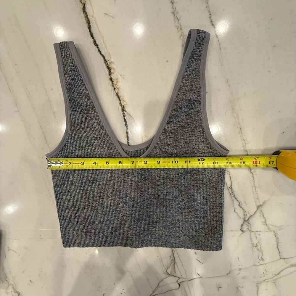 Colsie Heather Gray Knit Set - Picture 5 of 6